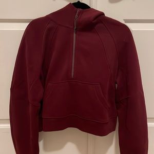 lululemon scuba oversized half zip